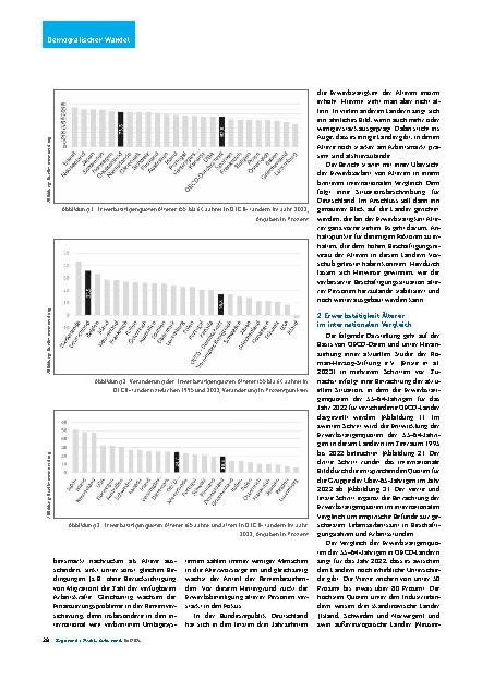 Vorschauseite 3: Ältere Arbeitskräfte im demografischen Wandel: Beschäftigungspotenziale im internationalen Vergleich