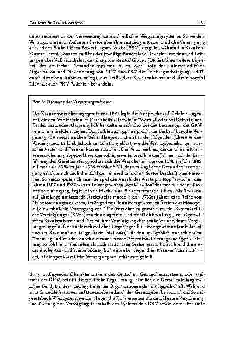 Vorschauseite 5: Das deutsche Gesundheitssystem: strukturelle Besonderheiten und Leistungsfähigkeit im europäischen Vergleich