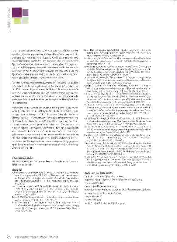 Vorschauseite 6: Digitale onkologische Chemotherapiebestellung: Das Freiburger System