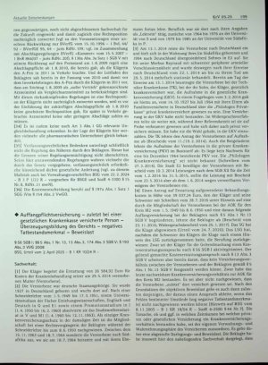 Vorschauseite 1: Auffangpflichtversicherung - zuletzt bei einer gesetzlichen Krankenkasse versicherte Person - Überzeugungsbildung des Gerichts - negatives Tatbestandsmerkmal - Beweislast