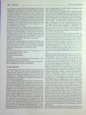 Vorschauseite 2: Auffangpflichtversicherung - zuletzt bei einer gesetzlichen Krankenkasse versicherte Person - Überzeugungsbildung des Gerichts - negatives Tatbestandsmerkmal - Beweislast
