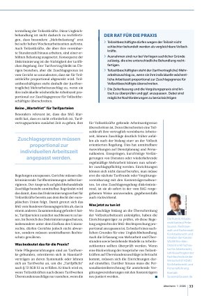 Vorschauseite 2: Überstundenzuschläge: Werden Teilzeitkräfte hier diskriminiert?