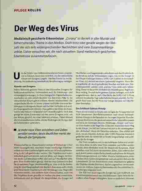 Vorschauseite 1: Der Weg des Virus