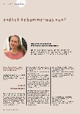 Vorschauseite 1: Endlich Hebamme! Was nun?