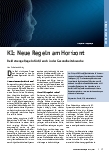 Vorschauseite 1: KI: Neue Regeln am Horizont. Bald strenge Regeln für KI auch in der Gesundheitsbranche.