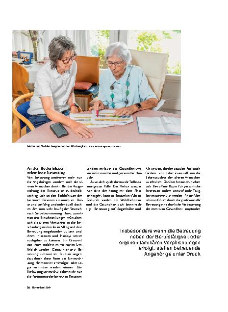 Vorschauseite 2: Wie Entlastung allen zugute kommt