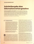 Vorschauseite 1: Schichtübergabe ohne Informationsverlust gestalten