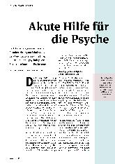 Vorschauseite 1: Akute Hilfe für die Psyche