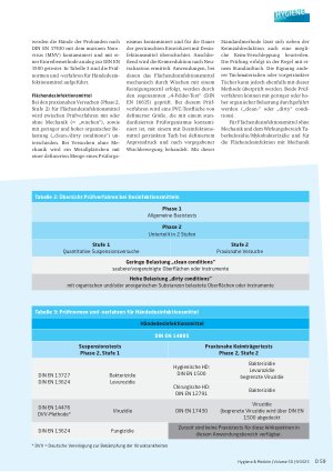 Vorschauseite 4: Merkblatt: Auswahl geeigneter Desinfektionsmittel für Einrichtungen des Gesundheitswesens, der Pflege und der Eingliederungshilfe
