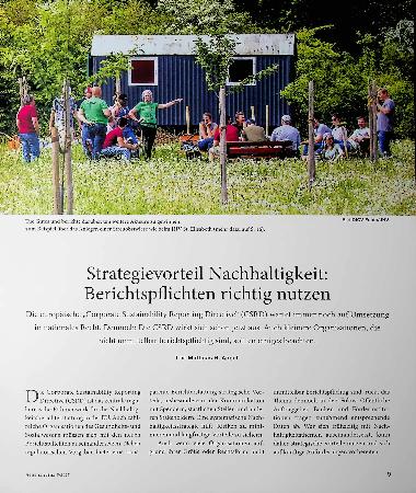 Vorschauseite 1: Strategievorteil Nachhaltigkeit: Berichtspflichten richtig nutzen