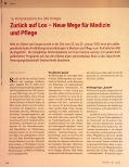 Vorschauseite 1: Zurück auf Los - Neue Wege für Medizin und Pflege