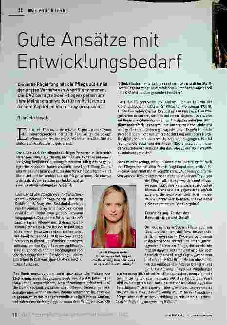 Vorschauseite 1: Gute Ansätze mit Entwicklungsbedarf