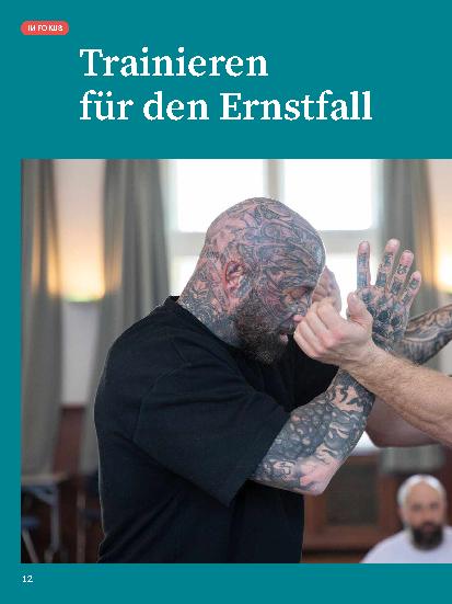 Vorschauseite 1: Trainieren für den Ernstfall Von verbaler bis hin zu körperlicher Deeskalation