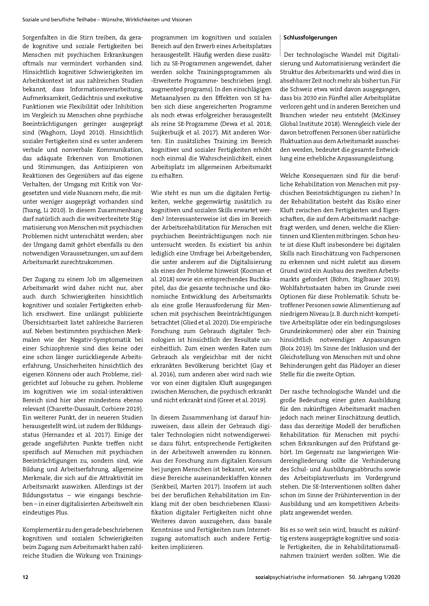 Vorschauseite 4: Berufliche Rehabilitation von Menschen mit psychischen Erkrankungen in einer digitalisierten Arbeitswelt