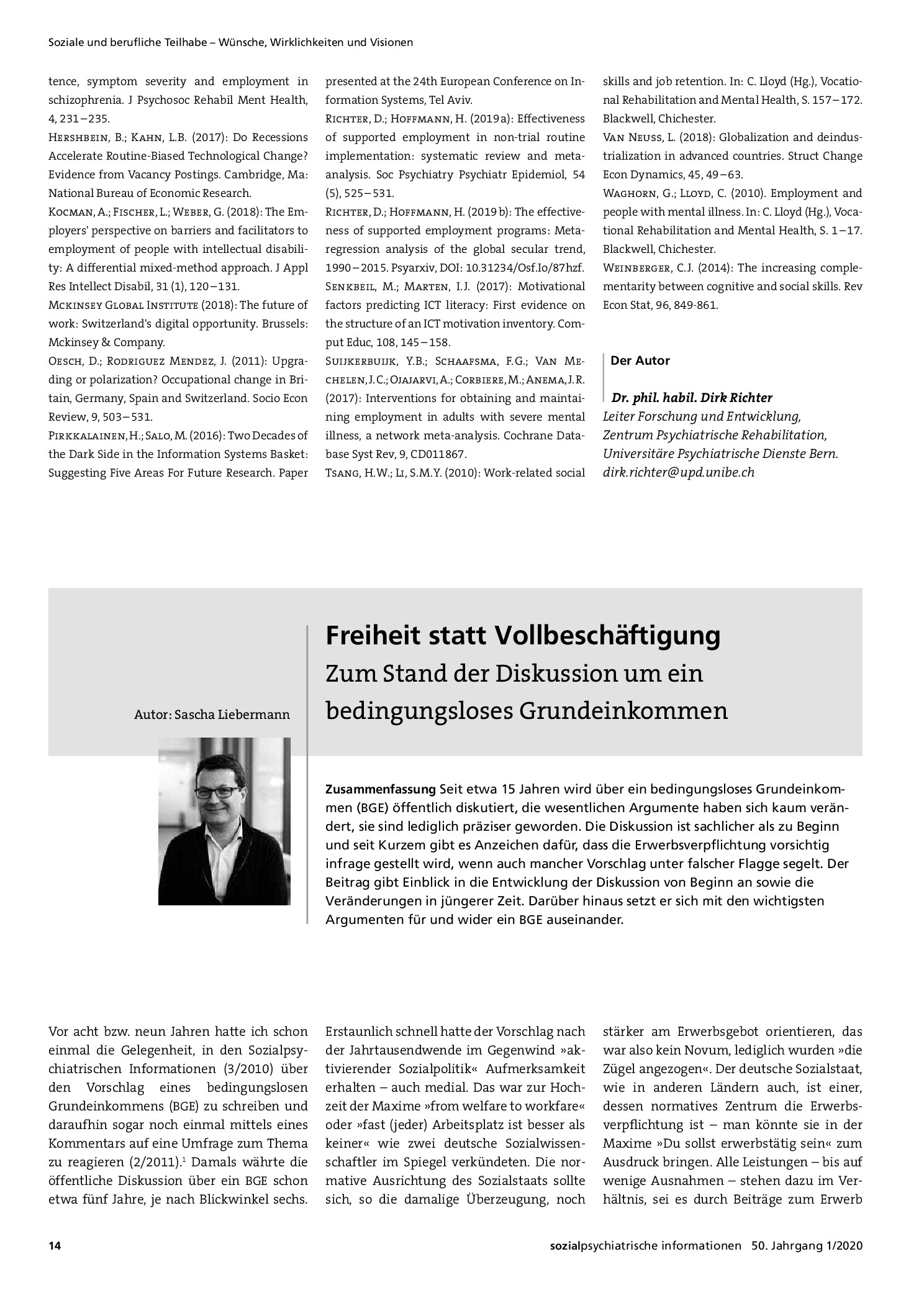 Vorschauseite 6: Berufliche Rehabilitation von Menschen mit psychischen Erkrankungen in einer digitalisierten Arbeitswelt
