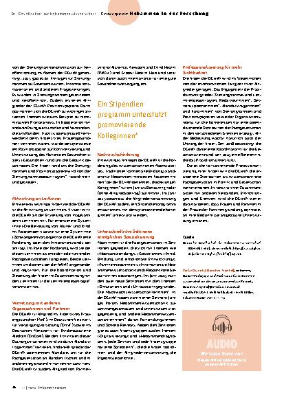 Vorschauseite 3: Mehr Sichtbarkeit - mehr Einfluss