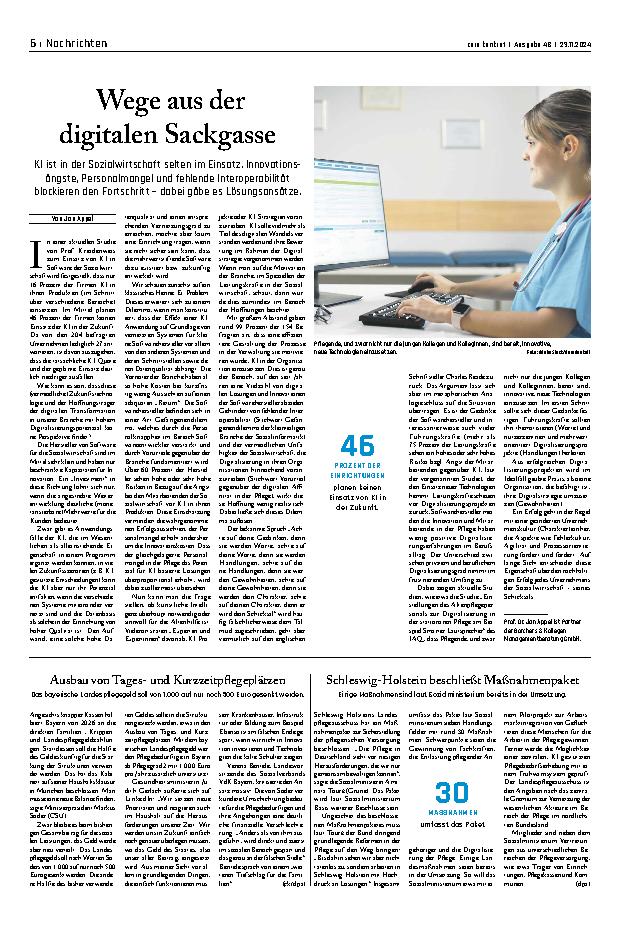 Vorschauseite 1: Wege aus der digitalen Sackgasse