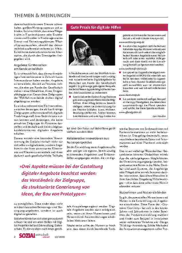 Vorschauseite 2: Digitalisierung: Die Kluft verkleinern