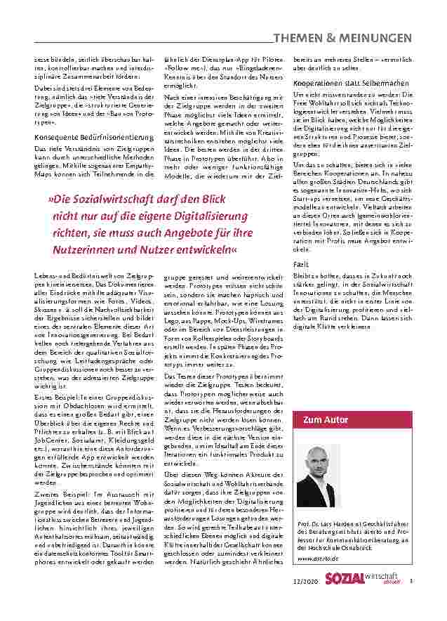 Vorschauseite 3: Digitalisierung: Die Kluft verkleinern