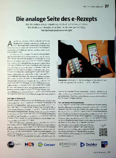 Vorschauseite 1: Die analoge Seite des e-Rezepts