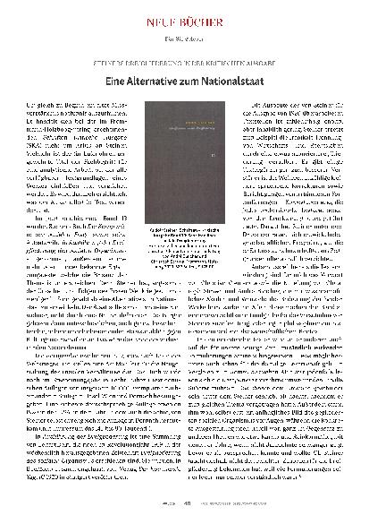 Vorschauseite 1: Eine Alternative zum Nationalstaat