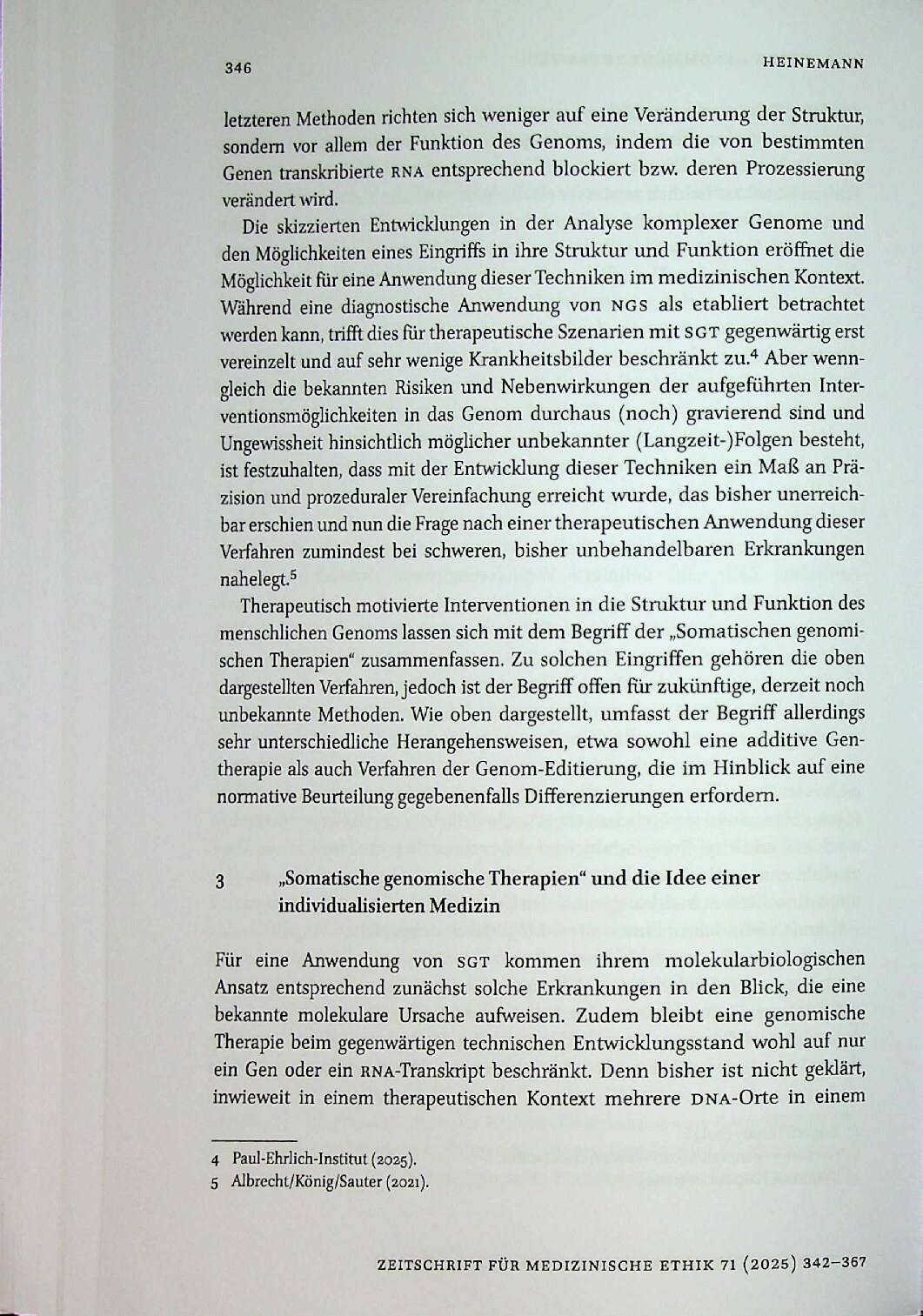 Vorschauseite 5: Somatische genomische Therapien als Paradigma für individualisierte Behandlungen