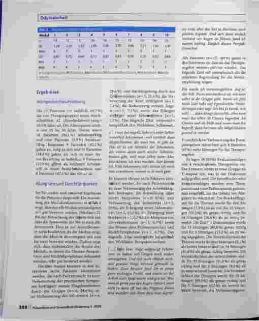 Vorschauseite 4: Formative Evaluation der arbeitsbezogenen Gruppentherapie „Gesund bleiben im Beruf"
