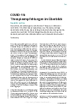 Vorschauseite 2: COVID-19: Therapieempfehlungen im Überblick