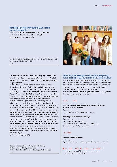 Vorschauseite 6: Nachrichten aus den Landesverbänden