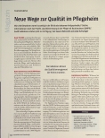 Vorschauseite 1: Neue Wege zur Qualität im Pflegeheim