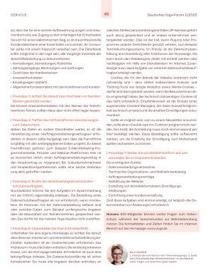 Vorschauseite 2: Welche Richtlinien der Datenschutzgrundverordnung Yogalehrende beachten sollten