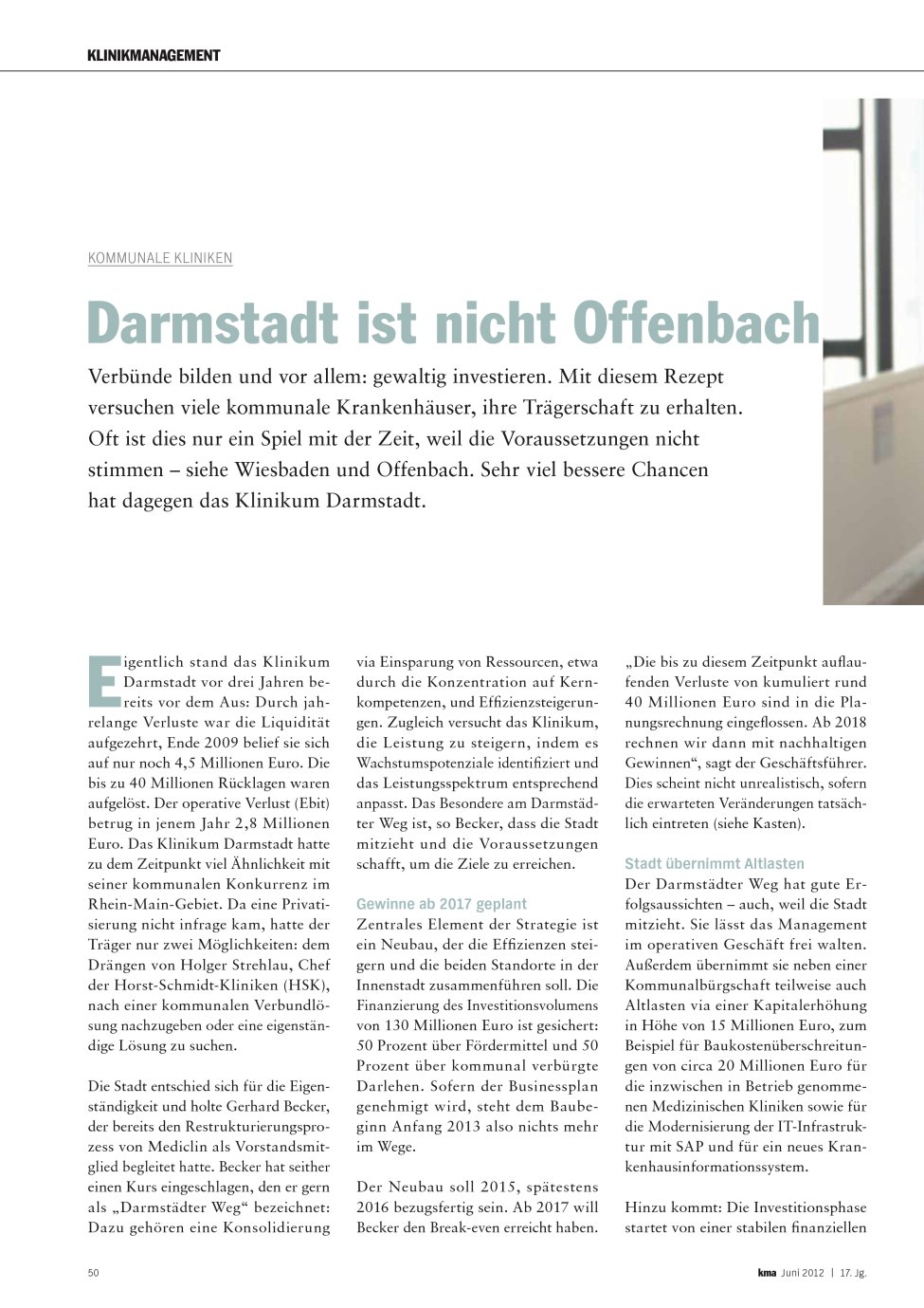 Vorschauseite 1: Darmstadt ist nicht Offenbach