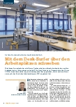 Vorschauseite 1: Mit dem Desk-Surfer über den Arbeitsplätzen schweben.