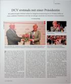 Vorschauseite 1: DCV erstmals mit einer Präsidentin