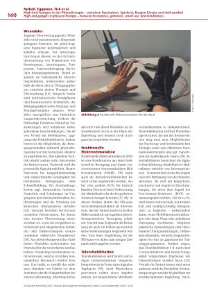 Vorschauseite 4: High-End-Gadgets in der Physiotherapie – zwischen Faszination, Spielerei, klugem Einsatz und Achtsamkeit