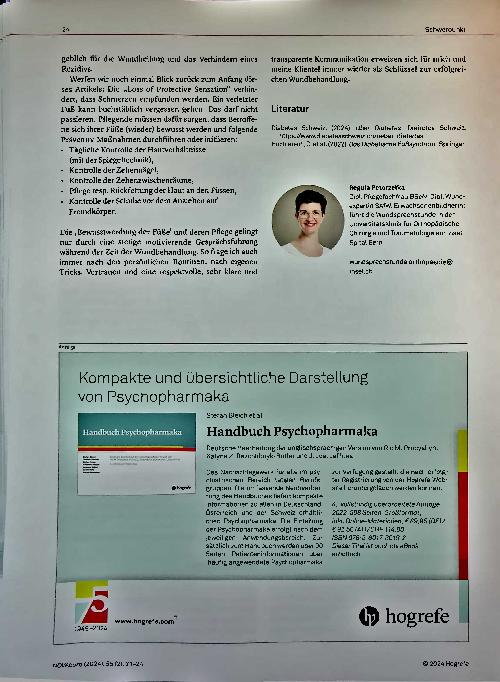 Vorschauseite 4: Herausforderung Wundheilungsstörung bei Diabetischem Fußsyndrom Interdisziplinäre Wundsprechstunde im Inselspital Bern