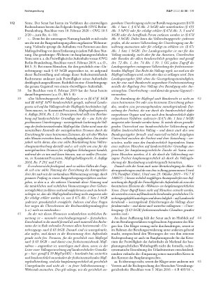 Vorschauseite 5: Die Aufnahme von aus dem Maßregelvollzug beurlaubten Personen zwecks »Probewohnens« fällt nicht unter den bauplanungsrechtlichen Begriff des Wohnens