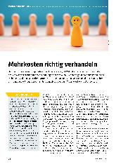 Vorschauseite 1: Mehrkosten richtig verhandeln