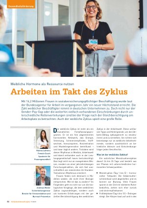 Vorschauseite 1: Weibliche Hormone als Ressource nutzen Arbeiten im Takt des Zyklus