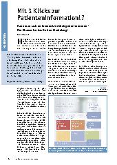 Vorschauseite 1: Mit 3 Klicks zur Patienteninformation!?