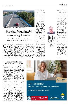Vorschauseite 1: Mit dem Wundmobil zum Pflegekunden