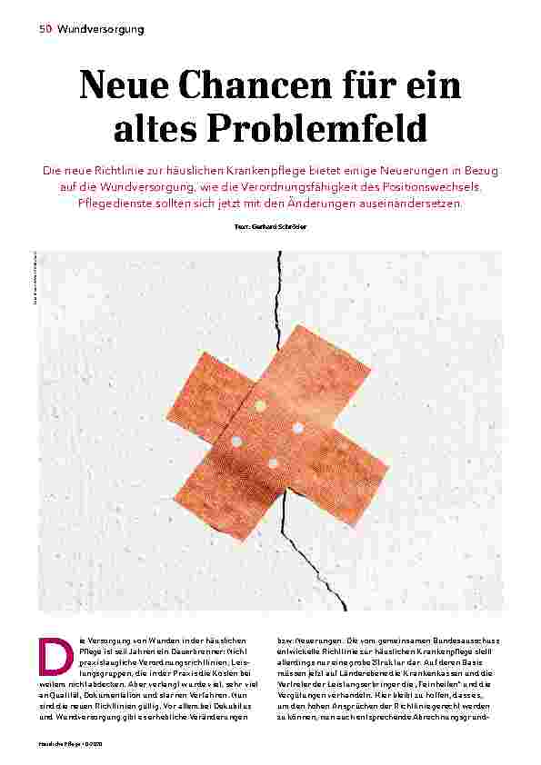Vorschauseite 1: Neue Chancen für ein altes Problemfeld