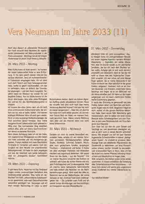 Vorschauseite 1: Vera Neumann im Jahre 2033 (11)
