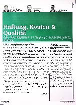 Vorschauseite 1: Haftung, Kosten & Qualität