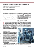 Vorschauseite 1: Wieder gehen lernen mit Robotern. Welche Chancen eröffnet die Robotik nach einem Schlaganfall?