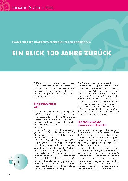 Vorschauseite 6: Die Diakonie Schwester Heft 2-2024