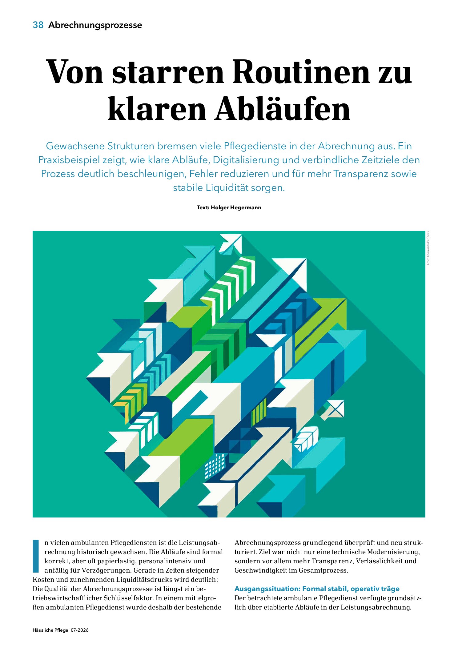 Vorschauseite 1: Von starren Routinen zu klaren Abläufen
