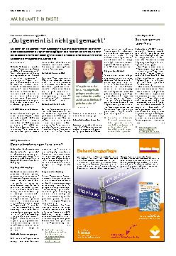 Vorschauseite 1: "Gut gemeint ist nicht gut gemacht."