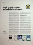 Vorschauseite 1: Blick zurück auf eine erfreuliche Entwicklung