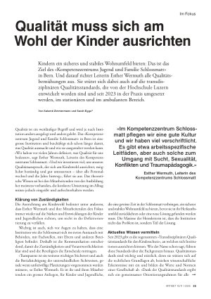 Vorschauseite 1: Qualität muss sich am Wohl der Kinder ausrichten